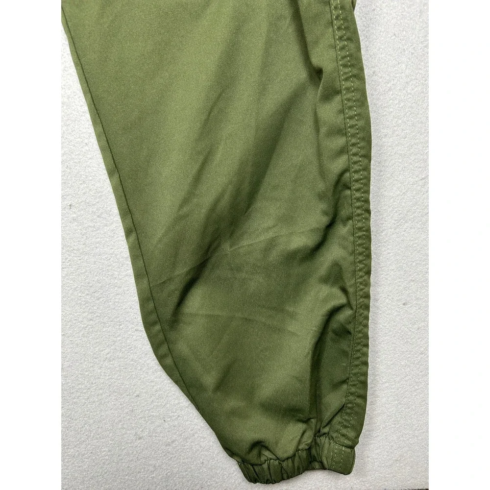 HK Cargo Pants 100% Polyester Olive Green XL Mens